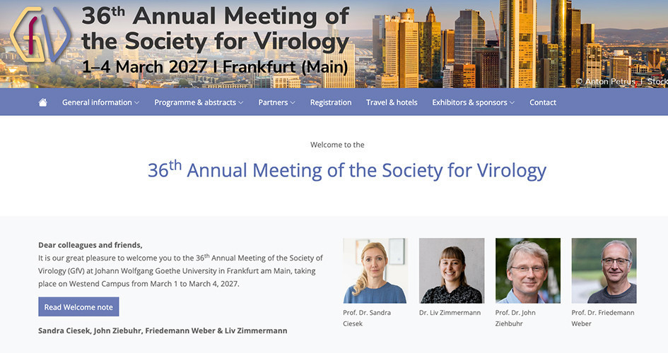 36th Annual Meeting of the Society for Virology