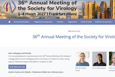 36th Annual Meeting of the Society for Virology